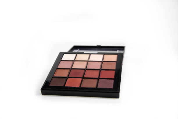 Isolated makeup palette over white background