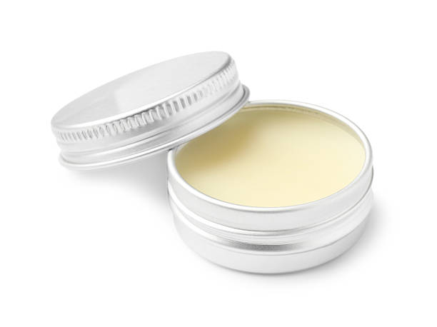 Lip balm isolated on white. cosmetic product